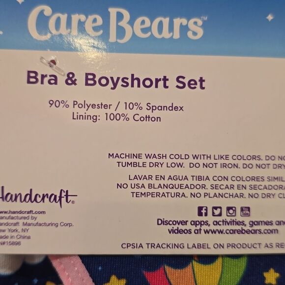 Care Bears Chasing Stars Triangle Bralette & Boyshort Set - Picture 6 of 6